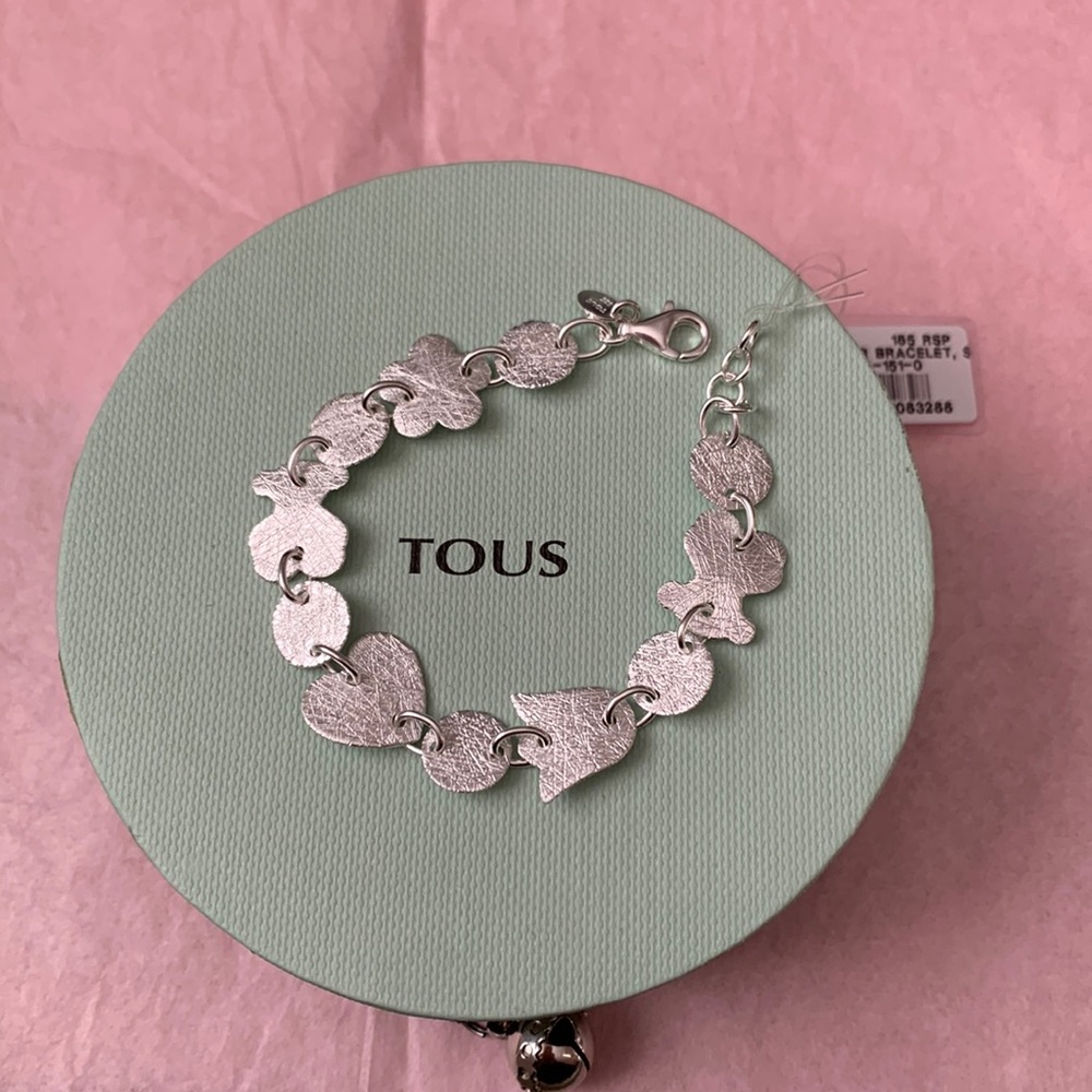 NWT Tous four Motifs Sterling Silver bracelet